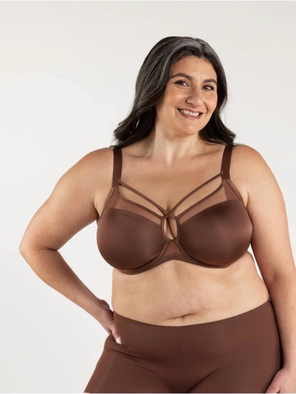 Understance Peek-Proof T-Shirt FlexWire Contour Demi Bra 42H - Picture 2 of 9